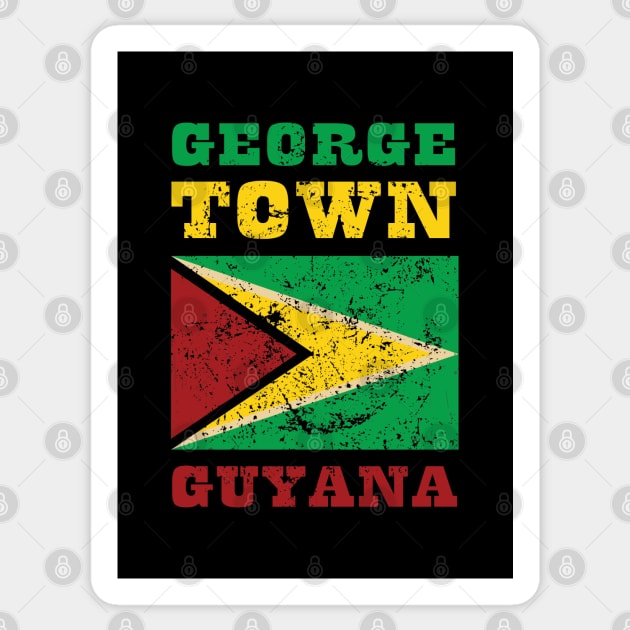 Flag of Guyana Sticker by KewaleeTee